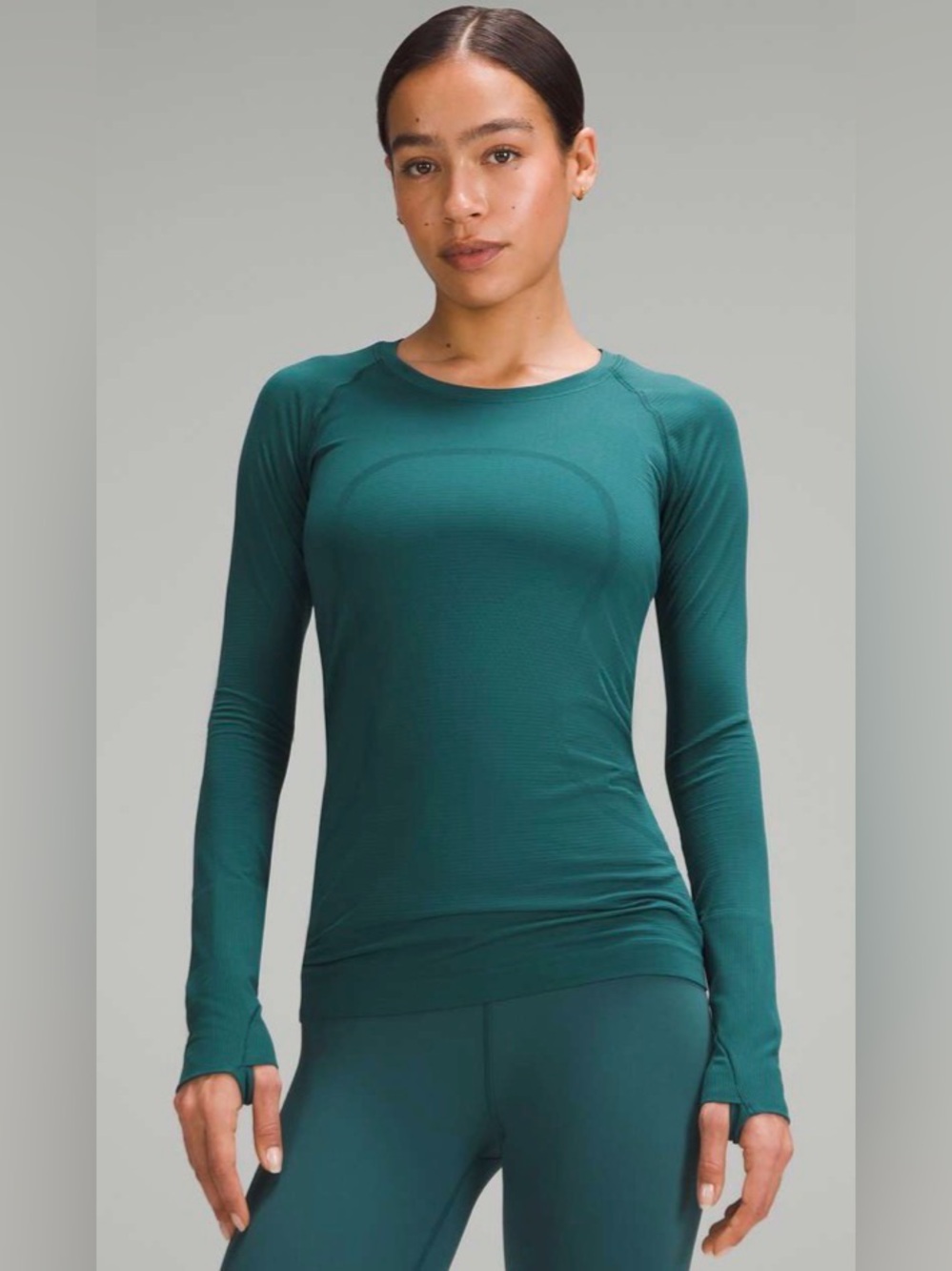 Lululemon Swiftly Tech Long-Sleeve Shirt 2.0 Hip Length – Size 6 – Storm Teal